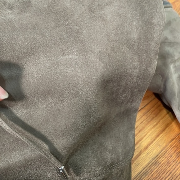 Marc Fisher Side Zip Over The Knee Faux Suede Boots Taupe size 7 - Picture 10 of 10